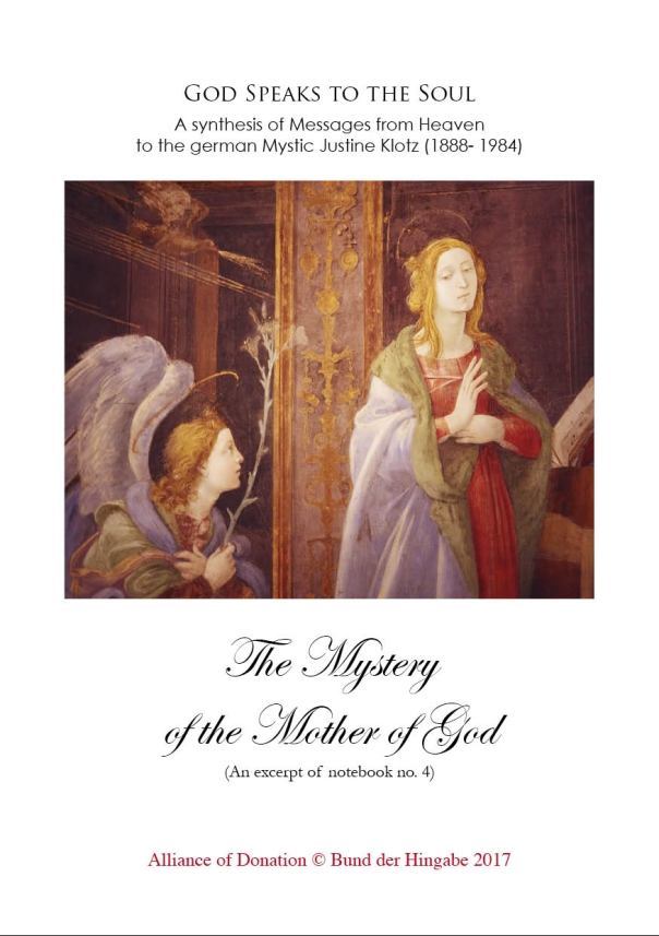 Cover Booklet 4 The Mystery of the Mother of God S.22